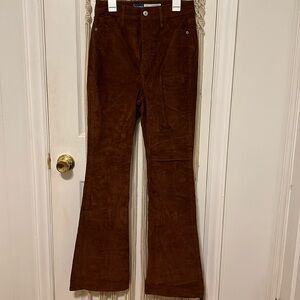 Old Navy Orange Corduroy Flare Pants